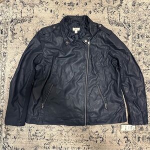 Style & Co Women’s Vegan Leather Jacket - Size XL